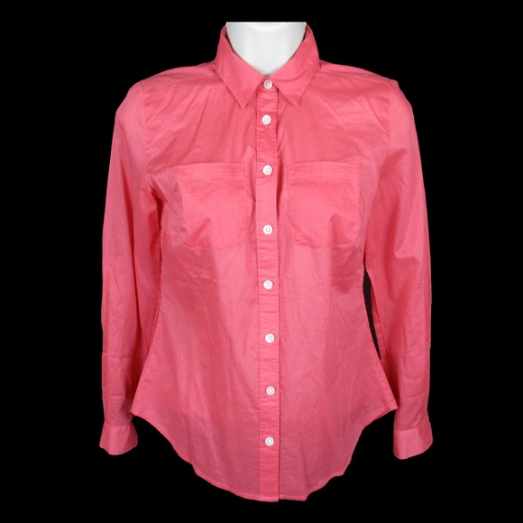 SOLD - Ann Taylor Loft Semi-Sheer The Softened Shirt - Picture 1 of 3